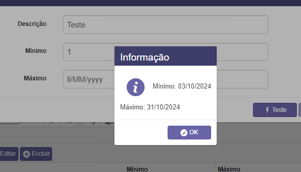 Teste de templates de data