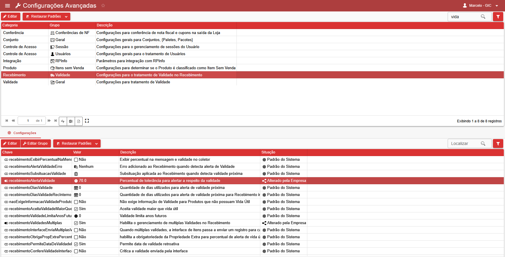 URL Correta