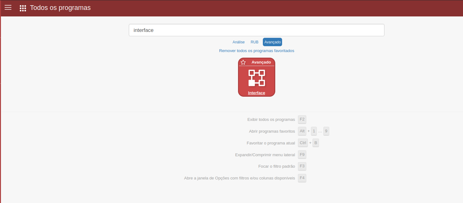 Programa Interface